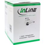InLine Patchkabel Cat.5e, weiß, SF/UTP, AWG26, PVC, 100m