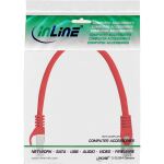 InLine Patchkabel, SF/UTP, Cat.5e, rot, 0,25m
