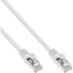 InLine Patchkabel, SF/UTP, Cat.5e, weiß, 0,25m