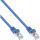 InLine Patchkabel, SF/UTP, Cat.5e, blau, 0,5m