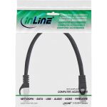 InLine Patchkabel, SF/UTP, Cat.5e, schwarz, 0,5m