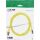 InLine Patchkabel, SF/UTP, Cat.5e, gelb, 0,5m