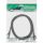 InLine Patchkabel, Cat.6A, S/FTP, TPE (LSZH), CCA, schwarz, 1m