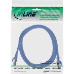 InLine Patchkabel, Cat.6A, S/FTP, TPE (LSZH), CCA, blau, 3m