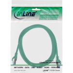 InLine Patchkabel, Cat.6A, S/FTP, TPE (LSZH), CCA, grün, 3m