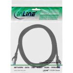 InLine Patchkabel, Cat.6A, S/FTP, TPE (LSZH), CCA, schwarz, 3m
