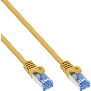 InLine Patchkabel, Cat.6A, S/FTP, TPE (LSZH), CCA, gelb, 3m
