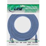 InLine Patchkabel, Cat.6A, S/FTP, TPE (LSZH), CCA, blau, 5m