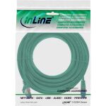InLine Patchkabel, Cat.6A, S/FTP, TPE (LSZH), CCA, grün, 5m
