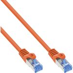 InLine Patchkabel, Cat.6A, S/FTP, TPE (LSZH), CCA, orange, 1,5m