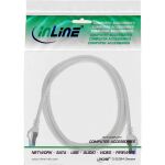 InLine Patchkabel, Cat.6A, S/FTP, TPE (LSZH), CCA, grau, 0,5m