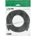 InLine Patchkabel, Cat.6A, S/FTP, PE outdoor, schwarz, 30m
