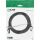 InLine Patchkabel, Cat.6A, S/FTP, PE outdoor, schwarz, 0,5m