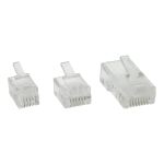 InLine Modularstecker 6P4C RJ11 zum Crimpen auf Rundkabel, 10er Pack