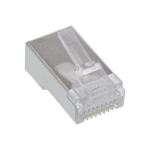 InLine Modularstecker 8P8C RJ45 z. Crimpen auf Rundkabel,...