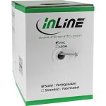 InLine Verlegekabel, F/UTP, Cat.5e, AWG24 CCA, PVC, 100m