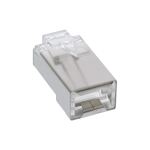 InLine Modularstecker 8P8C RJ45 zum Crimpen auf Rundkabel, geschirmt, 10er Pack