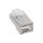 InLine Modularstecker 8P8C RJ45 zum Crimpen auf Rundkabel, geschirmt, 10er Pack