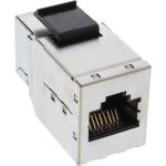 InLine Keystone RJ45 Buchse / Buchse, SNAP-In, Cat.6A STP