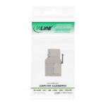 InLine Keystone RJ45 Buchse / Buchse, SNAP-In, Cat.6A STP