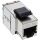 InLine Keystone RJ45 Buchse / Buchse, SNAP-In, Cat.6A STP