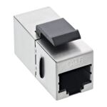 InLine Keystone RJ45 Buchse / Buchse, SNAP-In, Cat.6, STP, bulk