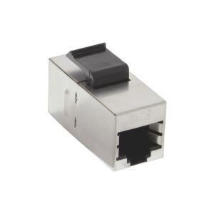 InLine Keystone RJ45 Buchse / Buchse, SNAP-In, Cat.6 STP