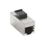 InLine Keystone RJ45 Buchse / Buchse, SNAP-In, Cat.6 STP