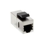 InLine Keystone RJ45 Buchse / Buchse, SNAP-In, Cat.6 STP