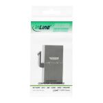 InLine Keystone RJ45 Buchse / Buchse, SNAP-In, Cat.6 STP