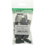 InLine Crimpstecker RJ45 geschirmt, Knickschutz grau, 10er Pack