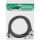 InLine Patchkabel, Cat.6A, S/FTP, TPE flexibel, schwarz, 0,3m