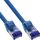InLine Patchkabel Slim, Cat.6A, S/FTP, TPE (LSZH) flexibel, PoE, blau, 2m