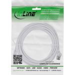 InLine Patchkabel slim, U/FTP, Cat.8.1, TPE halogenfrei, weiß, 7,5m