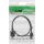 InLine Patchkabel slim, U/FTP, Cat.8.1, TPE halogenfrei, schwarz, 0,25m