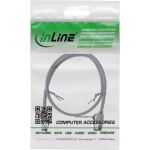 InLine Patchkabel slim, U/FTP, Cat.8.1, TPE halogenfrei, grau, 1,5m