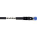 InLine Patchkabel armiert, U/FTP, Cat.6A, schwarz, 0,3m