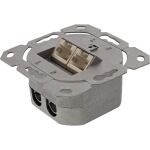 InLine Cat.6 Anschlussdose, AP/UP 2x RJ45 Buchse, RAL9010, weiß, senkrecht