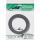 InLine Patchkabel flach, U/FTP, Cat.8.1, TPE halogenfrei, schwarz, 0,5m