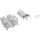InLine Crimpstecker Cat.6A RJ45 geschirmt, 3-teilig grau 100er Pack
