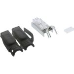 InLine Crimpstecker Cat.6A RJ45 geschirmt, 3-teilig schwarz 100er Pack
