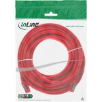 InLine Patchkabel, S/FTP (PiMf), Cat.6, 250MHz, PVC, CCA, rot, 10m