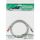InLine Patchkabel, S/FTP (PiMf), Cat.6, 250MHz, PVC, CCA, grau, 1m