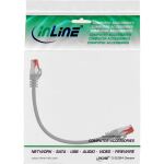 InLine Patchkabel, S/FTP (PiMf), Cat.6, 250MHz, PVC, CCA, grau, 0,3m
