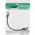 InLine Patchkabel, S/FTP (PiMf), Cat.6, 250MHz, PVC, CCA, schwarz, 0,3m