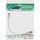 InLine Patchkabel, S/FTP (PiMf), Cat.6, 250MHz, PVC, CCA, weiß, 0,3m