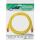 InLine Patchkabel, S/FTP (PiMf), Cat.6, 250MHz, PVC, CCA, gelb, 0,5m