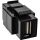 InLine USB 2.0 Snap-In Einsatz, USB A Buchse/ B Buchse, schwarzes Gehäuse