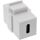 InLine USB 3.1 Keystone Snap-In Einsatz, USB-C Buchse / Buchse, weiß