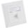InLine Rahmenset für 1x RJ45 Bu/LSA Einsatz, Keystone SNAP-In, weiß RAL9010